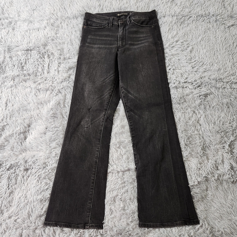 Athleta Black Bootcut Stretch Jeans